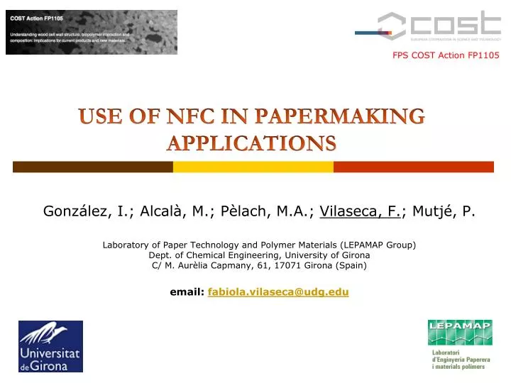use of nfc in papermaking applications