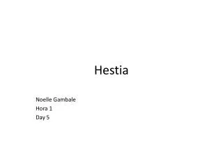 Hestia