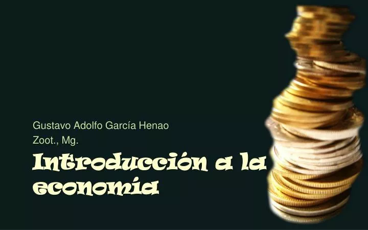 PPT Introducción a la economía PowerPoint Presentation free download ID