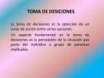 TOMA DE DESICIONES - slide 1