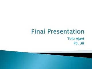 Final Presentation