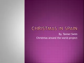 christmas in spain