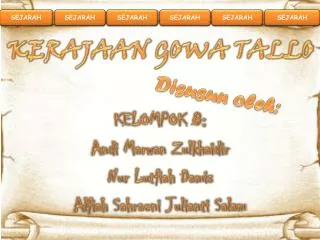 kerajaan gowa tallo