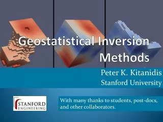 Geostatistical Inversion Methods