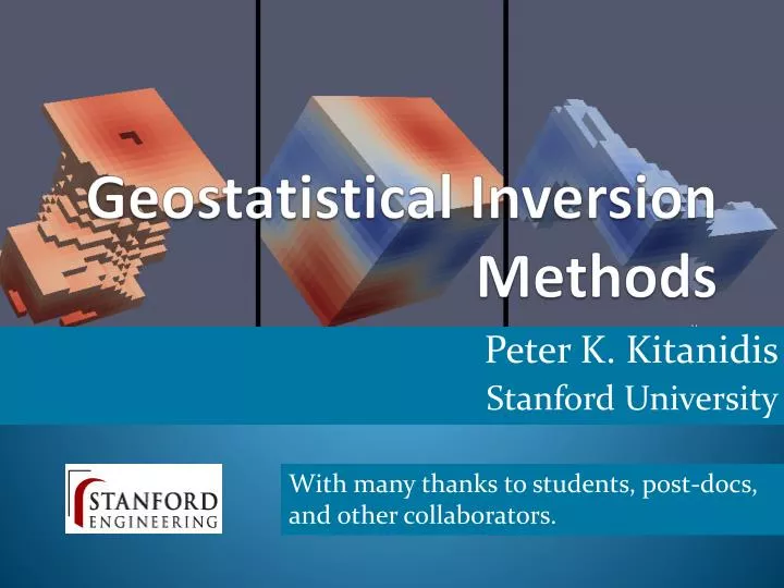 geostatistical inversion methods