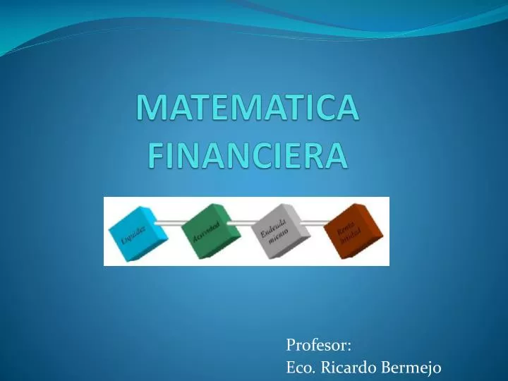 matematica financiera