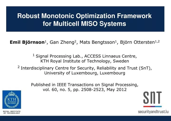 robust monotonic optimization framework for multicell miso systems