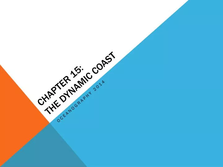 chapter 15 the dynamic coast