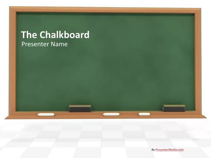 the chalkboard