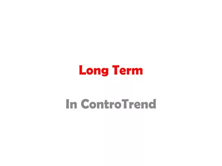 long term