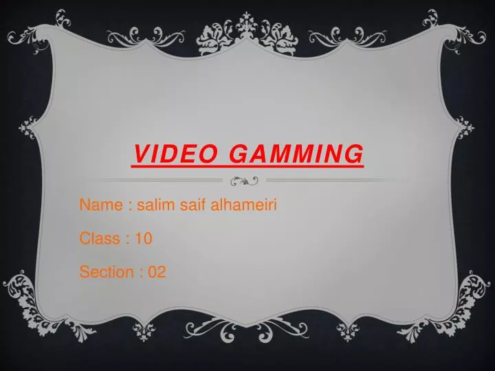 video gamming
