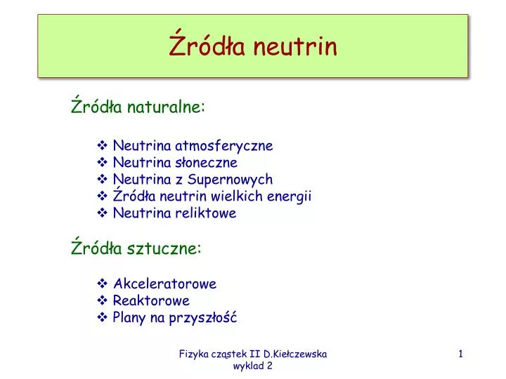 r d a neutrin