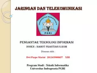 jaringan dan telekomunikasi