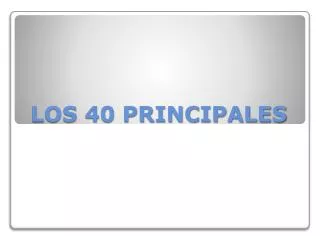 los 40 principales