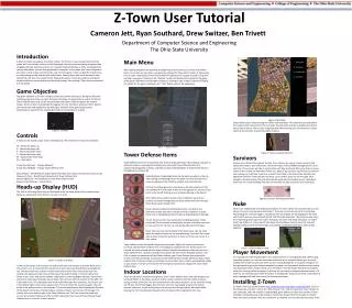 Z-Town User Tutorial