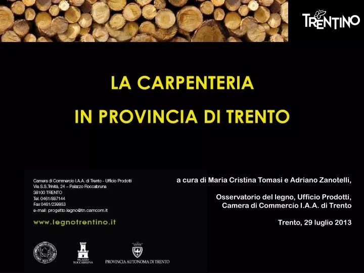 la carpenteria in provincia di trento