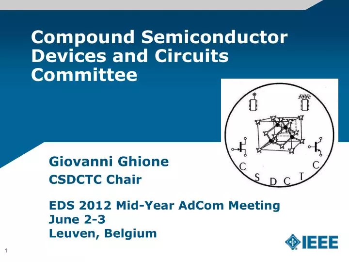 compound semiconductor devices and circuits committee