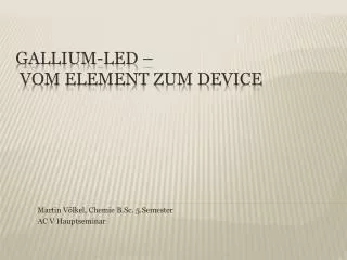 martin v lkel chemie b sc 5 semester ac v hauptseminar
