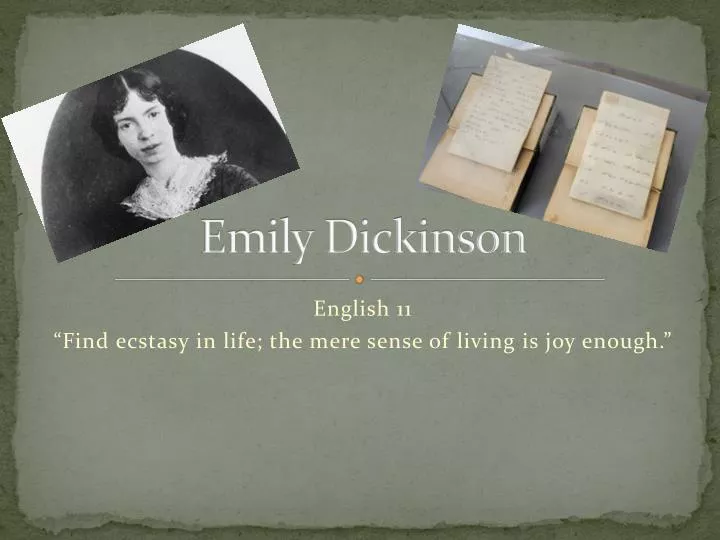 emily dickinson