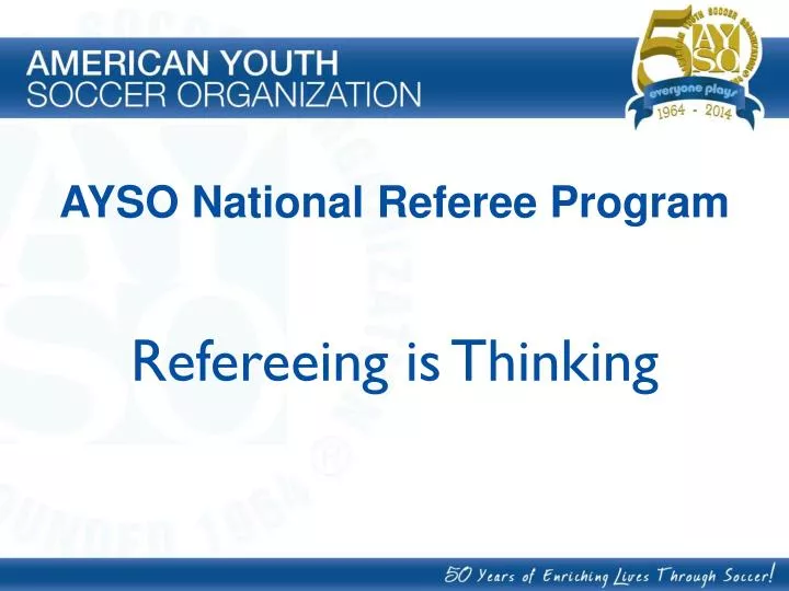 refereeing is thinking