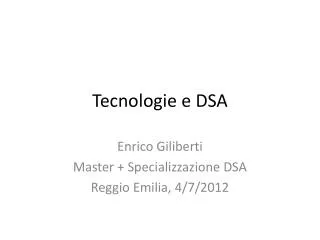 tecnologie e dsa