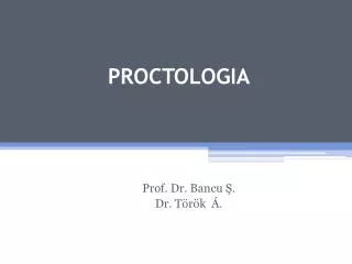 proctologia