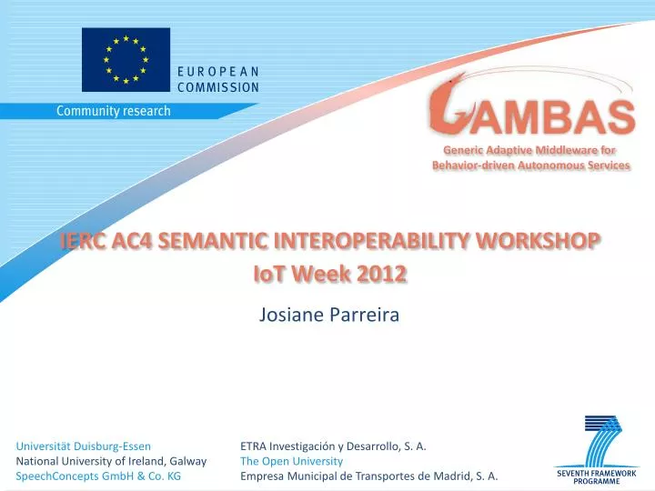 ierc ac4 semantic interoperability workshop iot week 2012