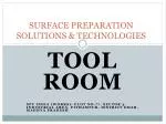 SURFACE PREPARATION SOLUTIONS &amp; TECHNOLOGIES - slide 1
