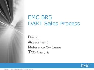 EMC BRS DART Sales Process