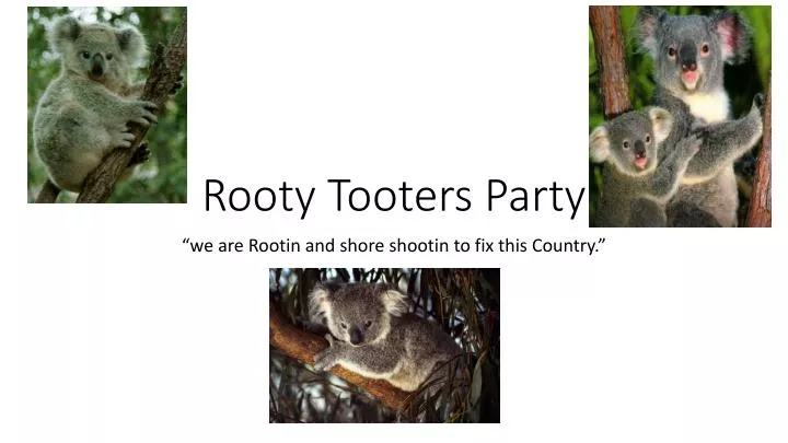 rooty tooters party