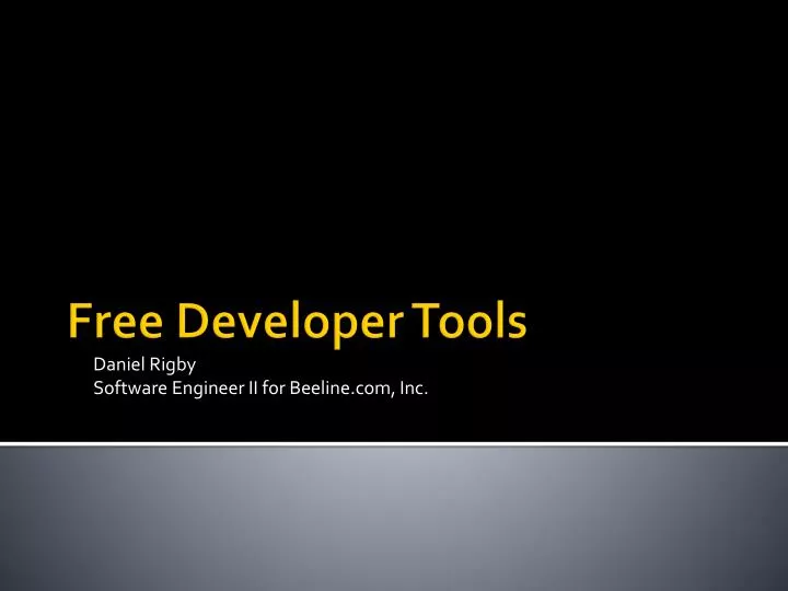 free developer tools