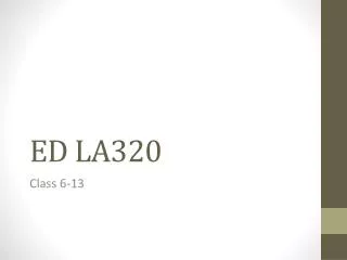 ED LA320