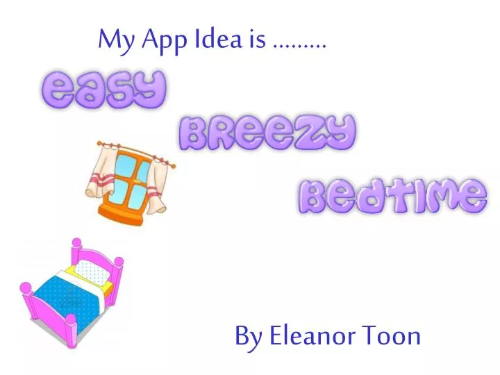 my app idea is