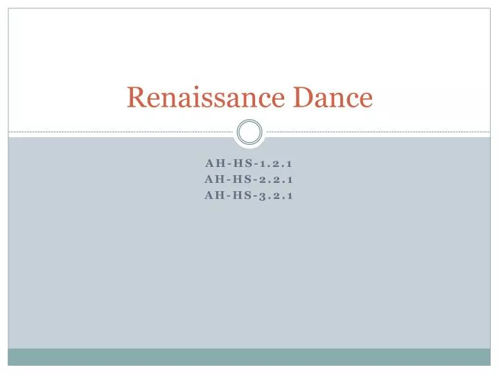 renaissance dance