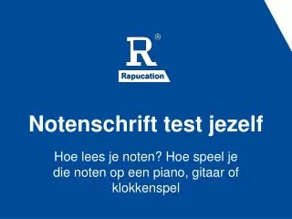 notenschrift test jezelf