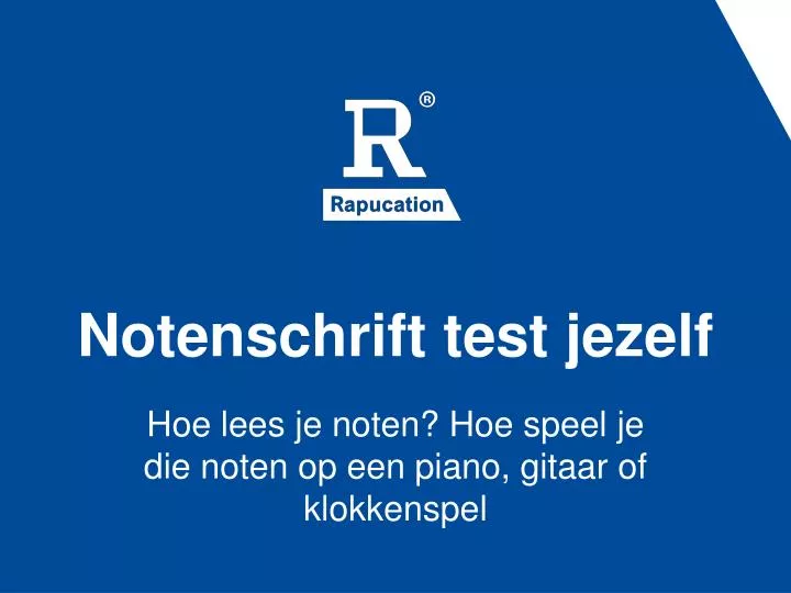 notenschrift test jezelf