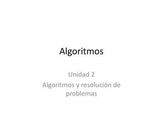 algoritmos