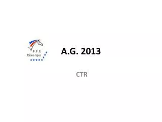 a g 2013