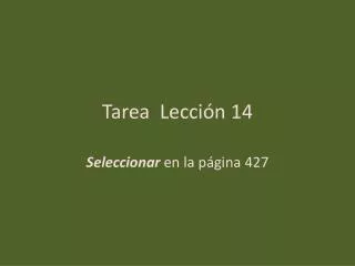 tarea lecci n 14