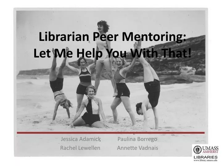 librarian peer mentoring let me help you with that