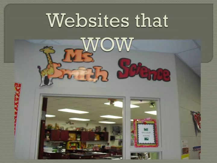 websites that wow