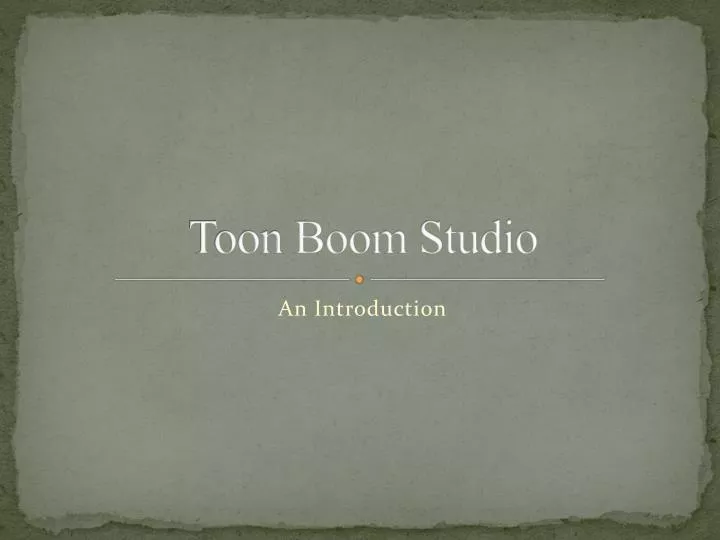 toon boom studio