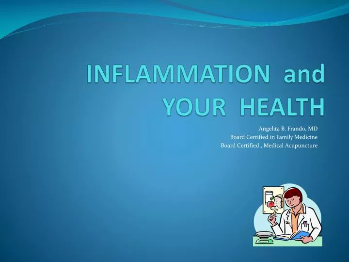 inflammation and your health