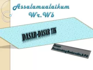 DASAR-DASAR TIK