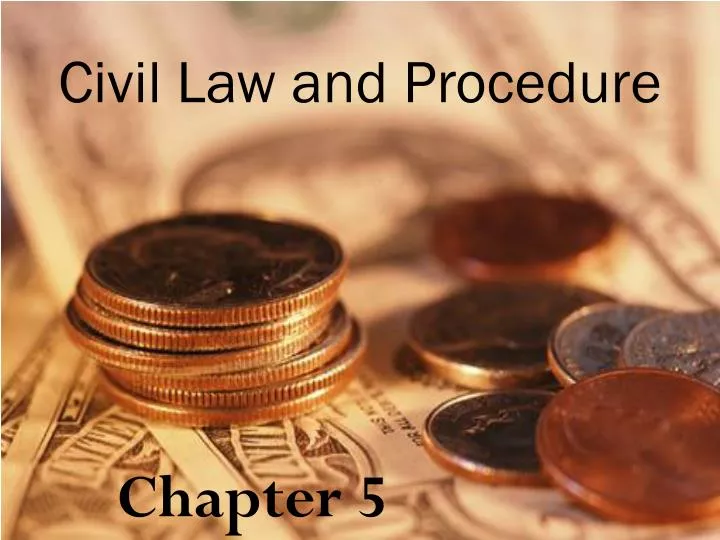 civil law and procedure