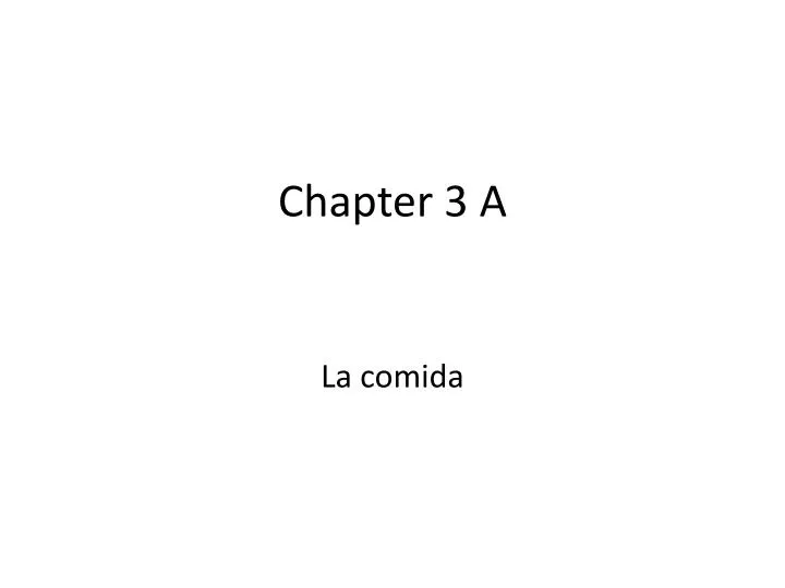 chapter 3 a