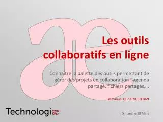 les outils collaboratifs en ligne