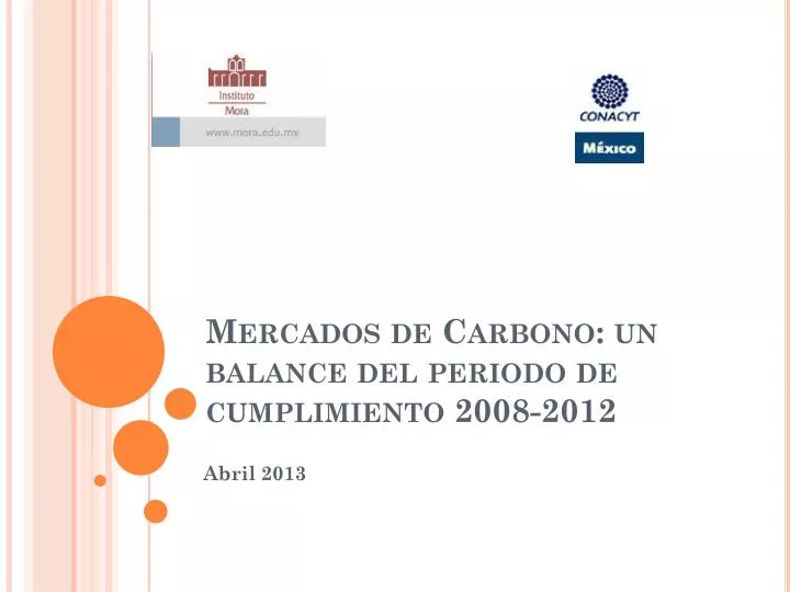 mercados de carbono un balance del periodo de cumplimiento 2008 2012