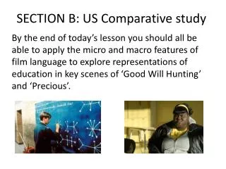 SECTION B: US Comparative study