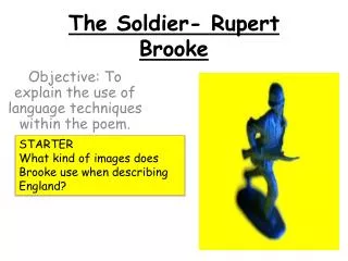 The Soldier- Rupert Brooke